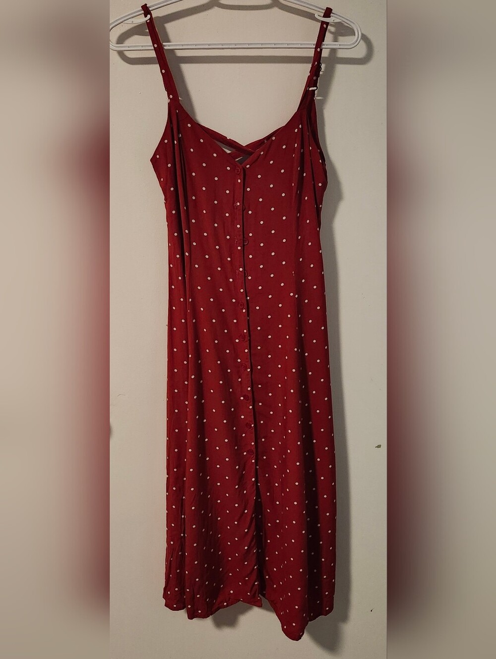 Forever 21 Red Polka Dot Dress Small